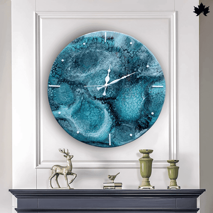 Oceanic Whisper - Unique Designer Wall Clock | Fankaarlok - Fankaarlok