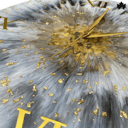 Stardust Elegance - Resin Wall Clock | Fankaarlok - Fankaarlok