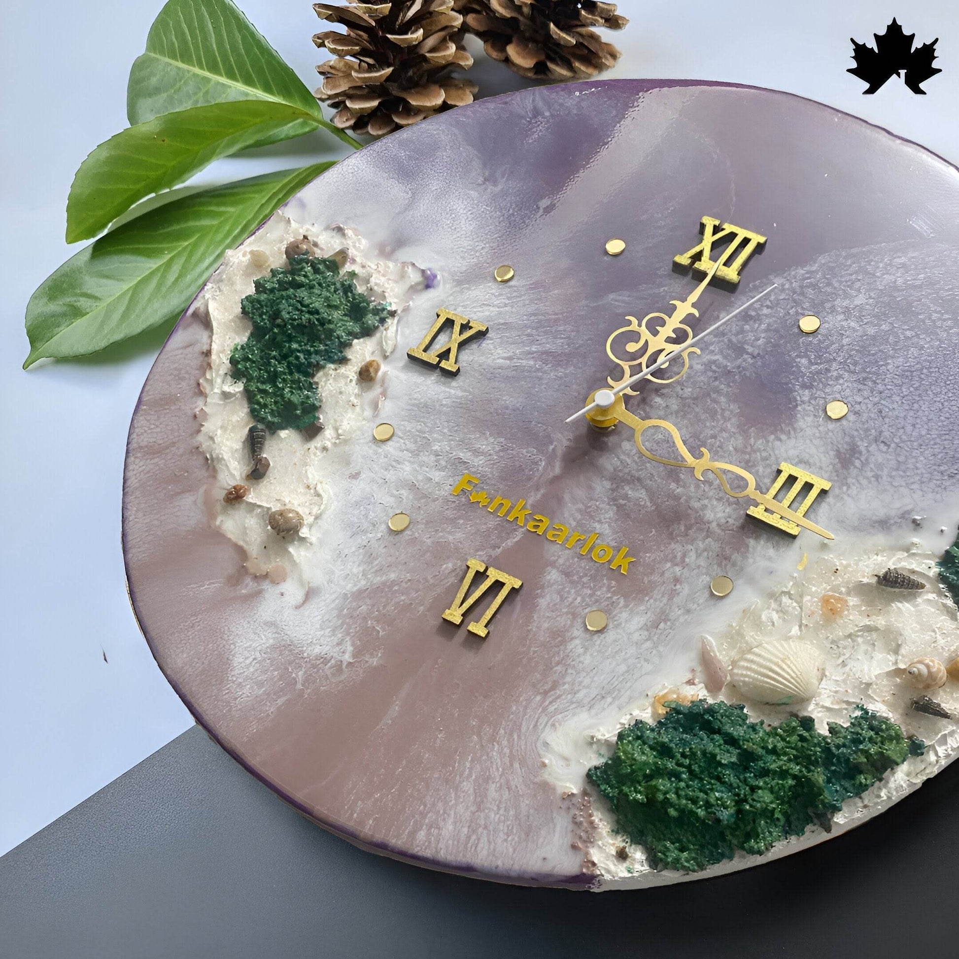 Lavender Mist - Elegant Artistic Clock | Fankaarlok - Fankaarlok