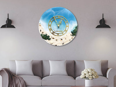 Coastal Breeze - Luxury Wall Clock | Fankaarlok - Fankaarlok