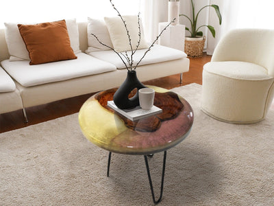 Aurora Wood Epoxy Table – Modern Coffee Table Design | Fankaarlok