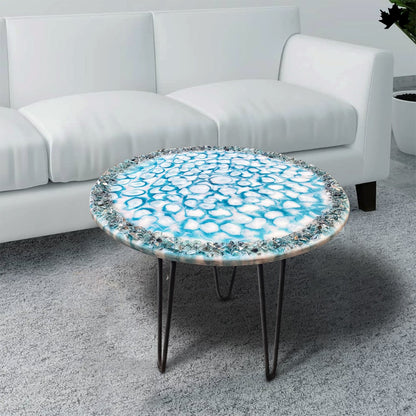 Crystal Waves – Modern Resin Art Coffee Table | Fankaarlok