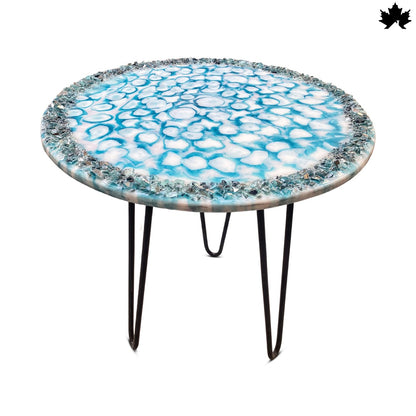 Crystal Waves – Modern Resin Art Coffee Table | Fankaarlok