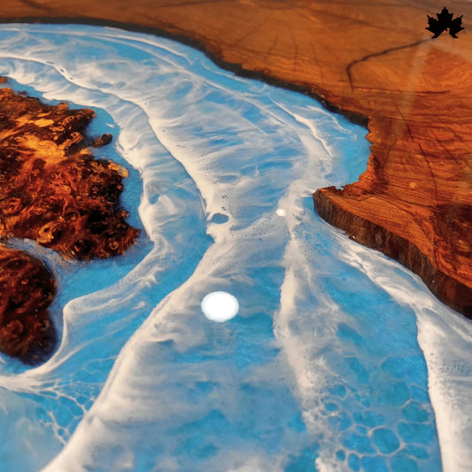 Dining Table 6 Seater – Premium Epoxy River Dining Table | Fankaarlok