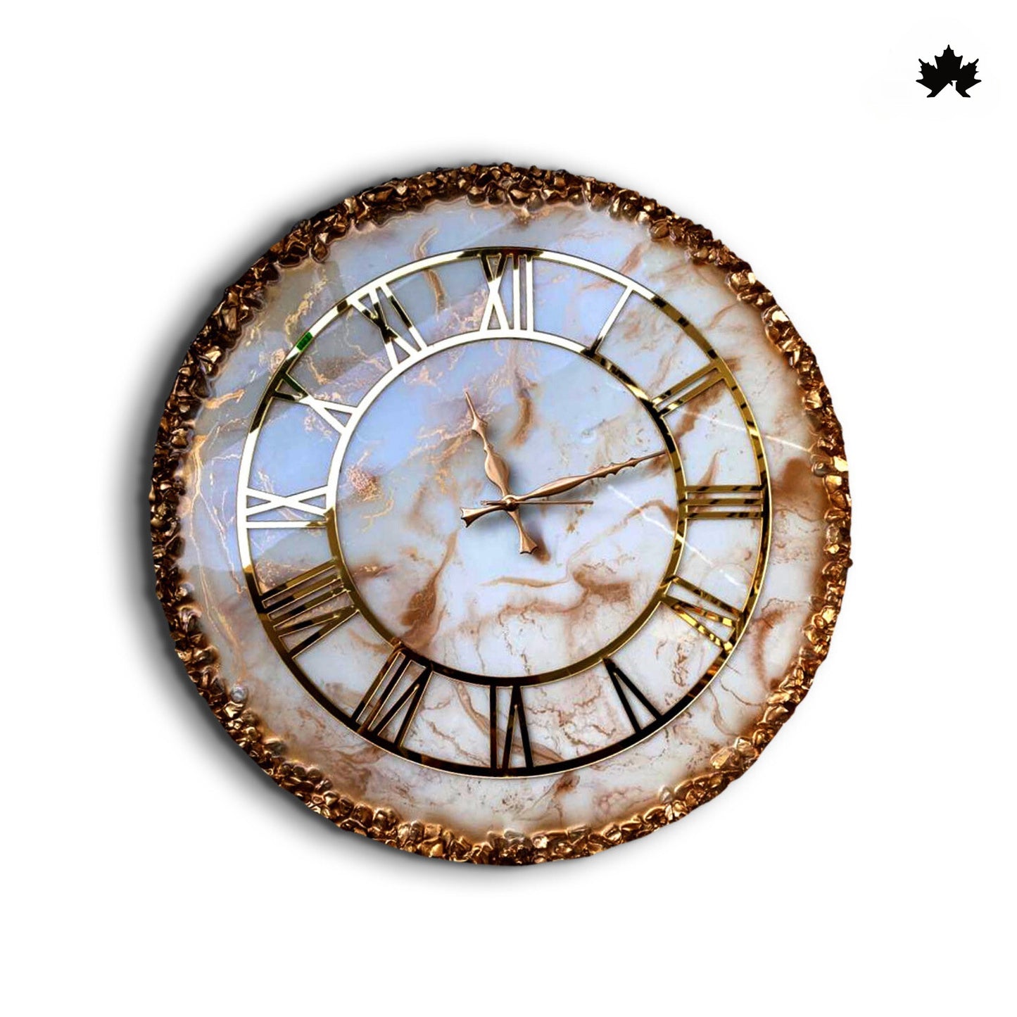 Premium Resin Art Home Decor | Royal Wall Clock by Fankaarlok