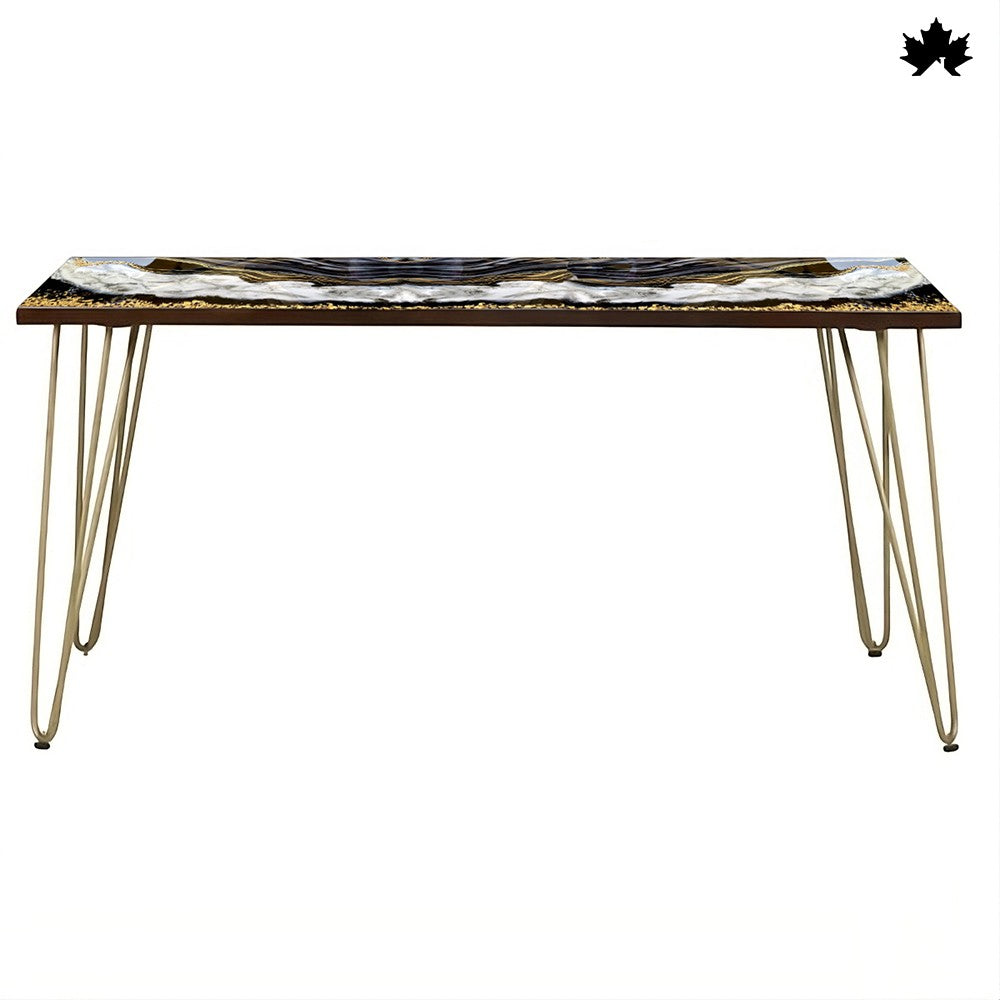 Premium Dining Table Design – Luxury Modern Epoxy & Wood Dining Table | Fankaarlok