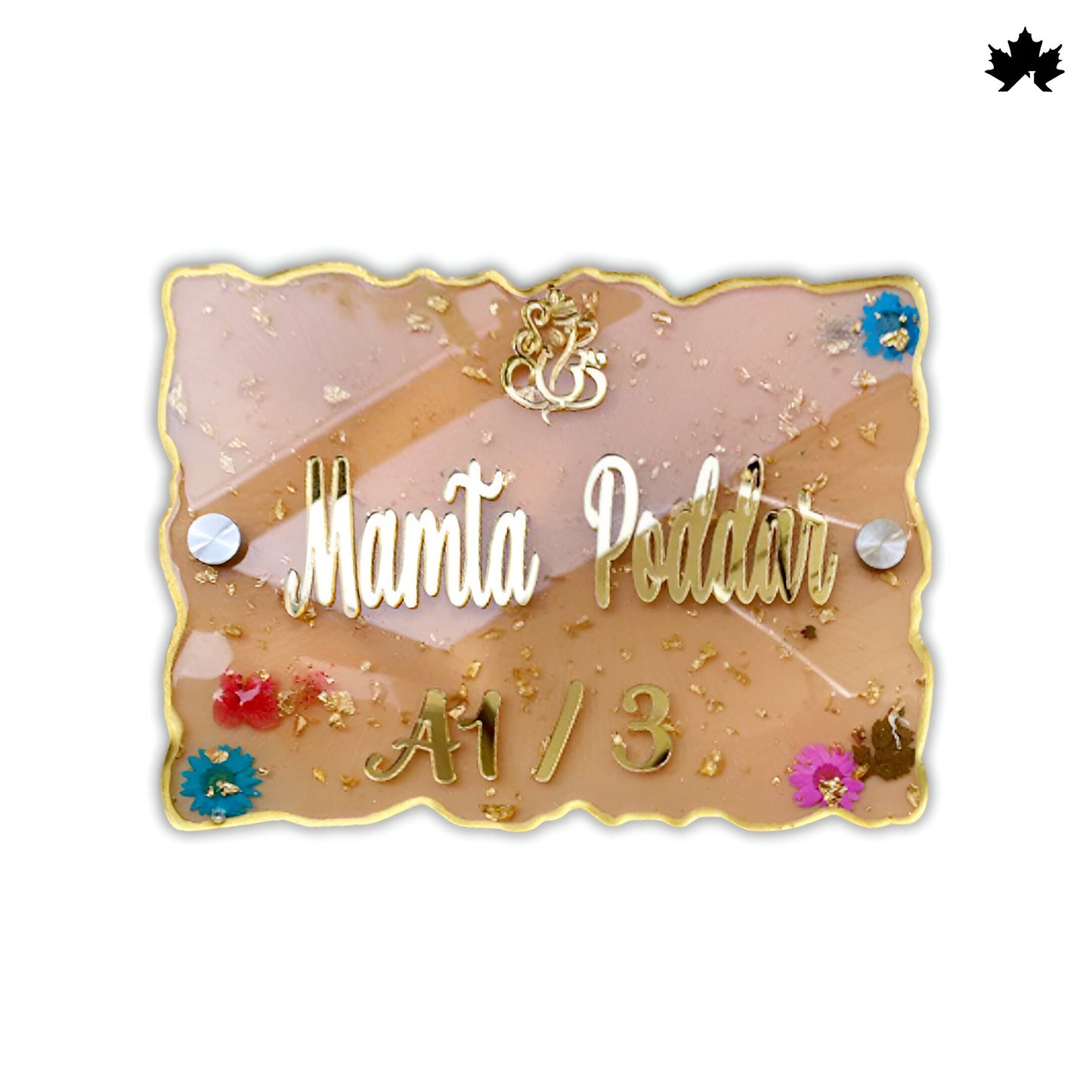 Modern Nameplate for Entrance | Custom Luxury Home Nameplate