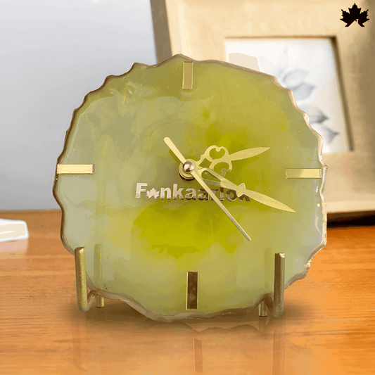 Gold Elegance Table Clock for Corporate Gifting | Fankaarlok