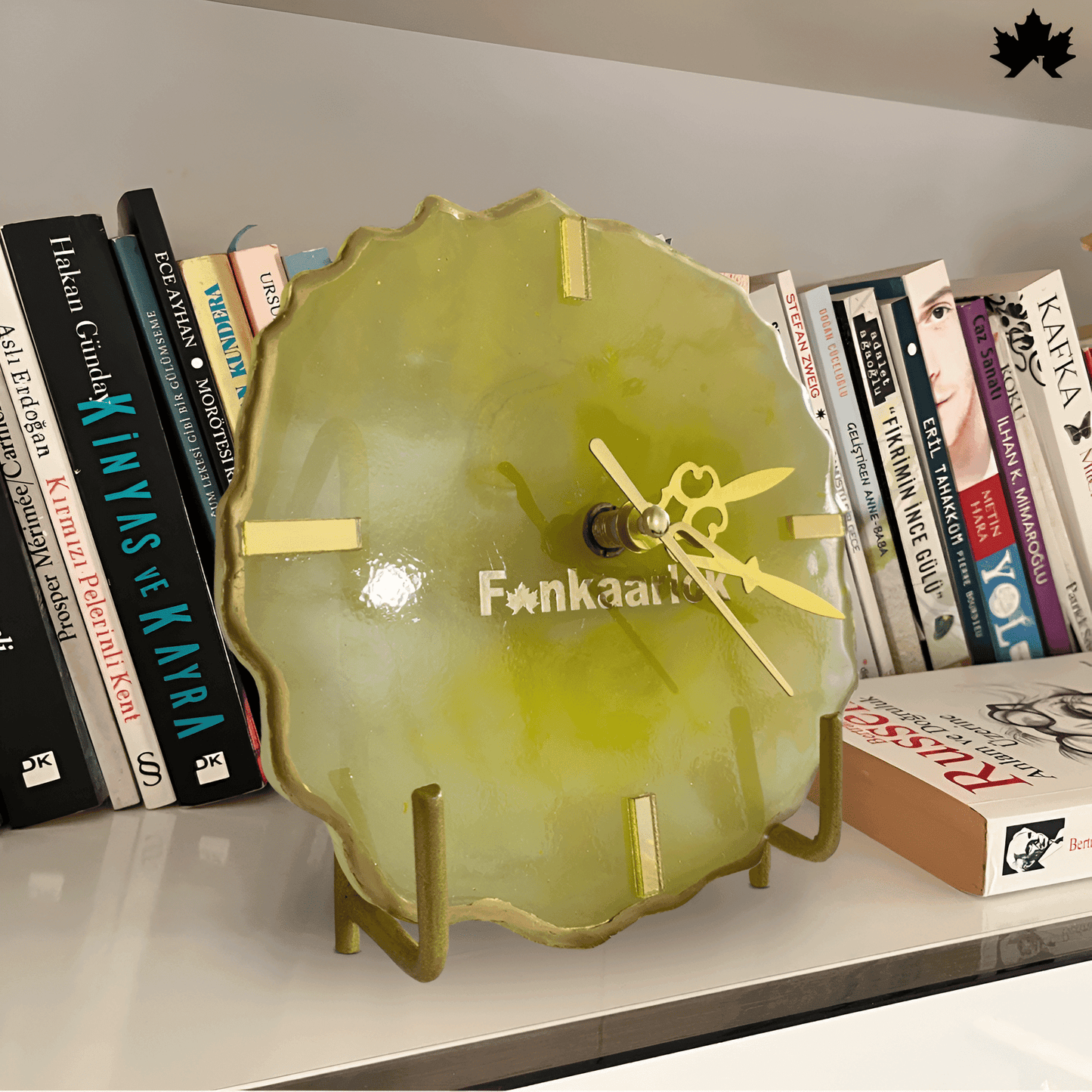 Gold Elegance Table Clock for Corporate Gifting | Fankaarlok