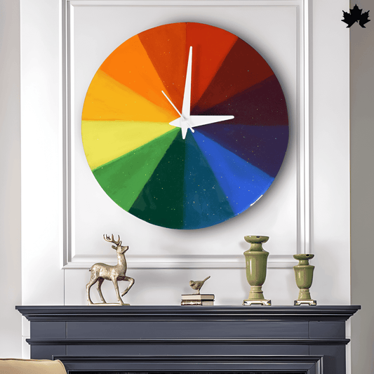 Vibrant Spectrum - Colorful Wall Clock | Fankaarlok