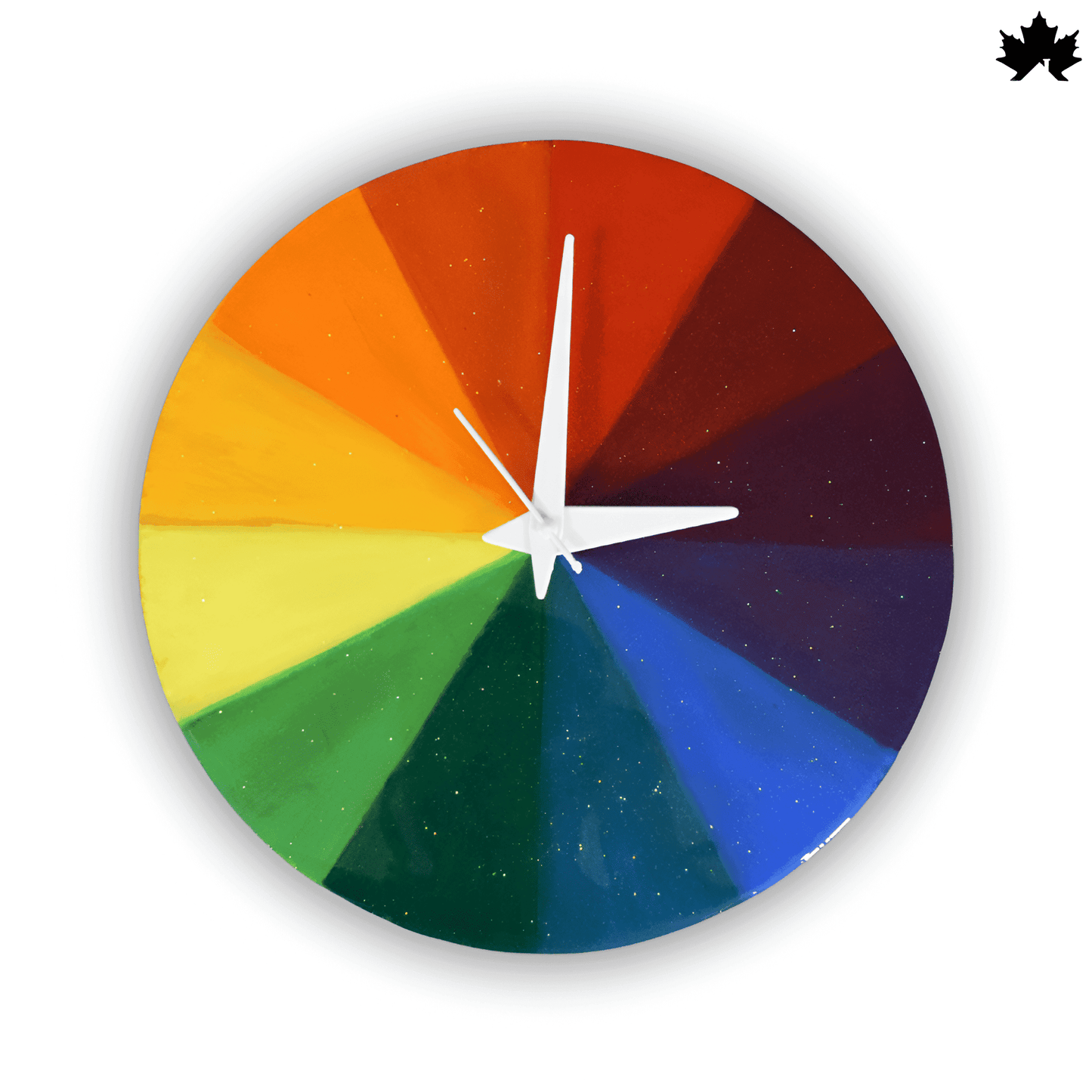 Vibrant Spectrum - Colorful Wall Clock | Fankaarlok