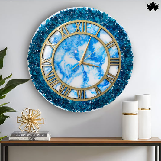 Premium Resin Art Home Decor | Royal Wall Clock by Fankaarlok