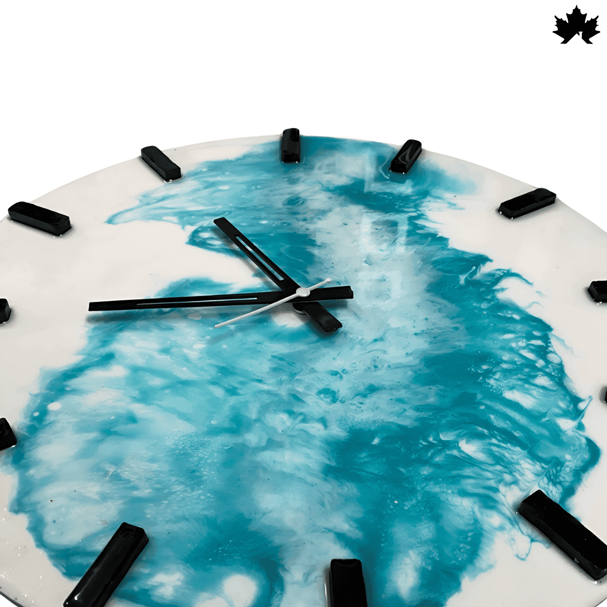 Azure Wave - Modern Wall Clock | Fankaarlok - Fankaarlok