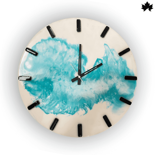 Azure Wave - Modern Wall Clock | Fankaarlok