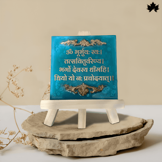 Divine Mantra - Traditional Indian Resin Art Plaque | Fankaarlok