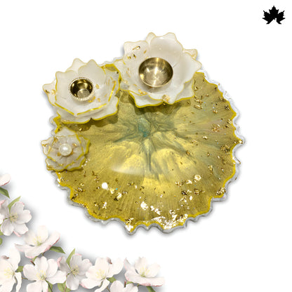Golden Lotus Elegance – Best Pooja Thali for Gifting | Fankaarlok