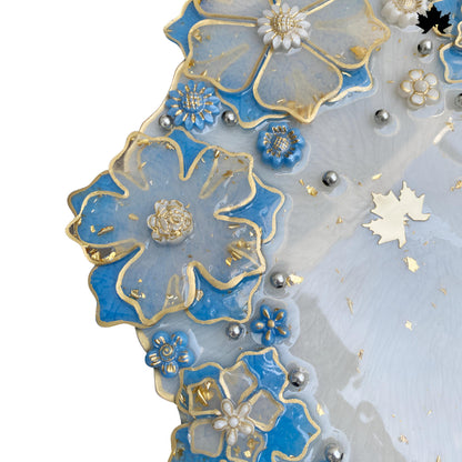 Blue Blossom Divine Pooja Thali – Buy Pooja Thali Online | Fankaarlok