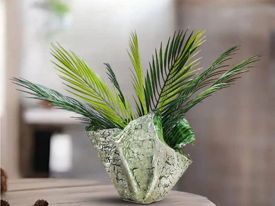 Artisan Folded Leaf -Large Decorative Planters | Fankaarlok - Fankaarlok