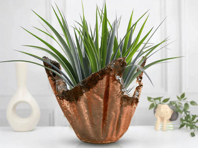 Copper Crest – Decorative Indoor Planter | Fankaarlok - Fankaarlok
