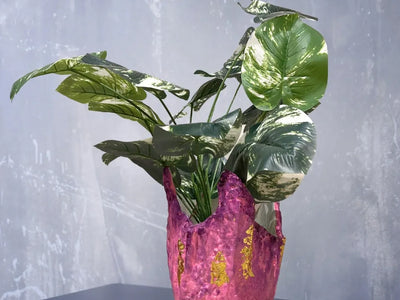 Amethyst Glow – Luxury Decorative Flower Pot | Fankaarlok