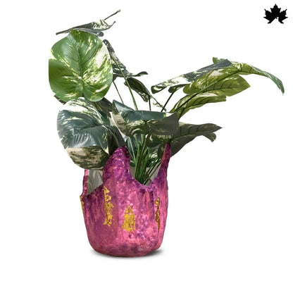 Amethyst Glow – Luxury Decorative Flower Pot | Fankaarlok