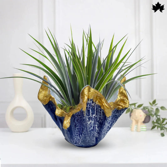 Royal Azure Charm – Luxury Indoor Planter India | Fankaarlok