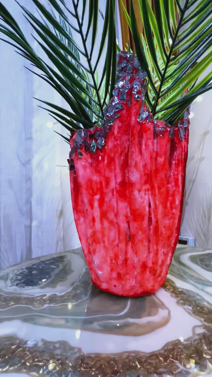 Crimson Regal – Premium Indoor Plant Container | Fankaarlok