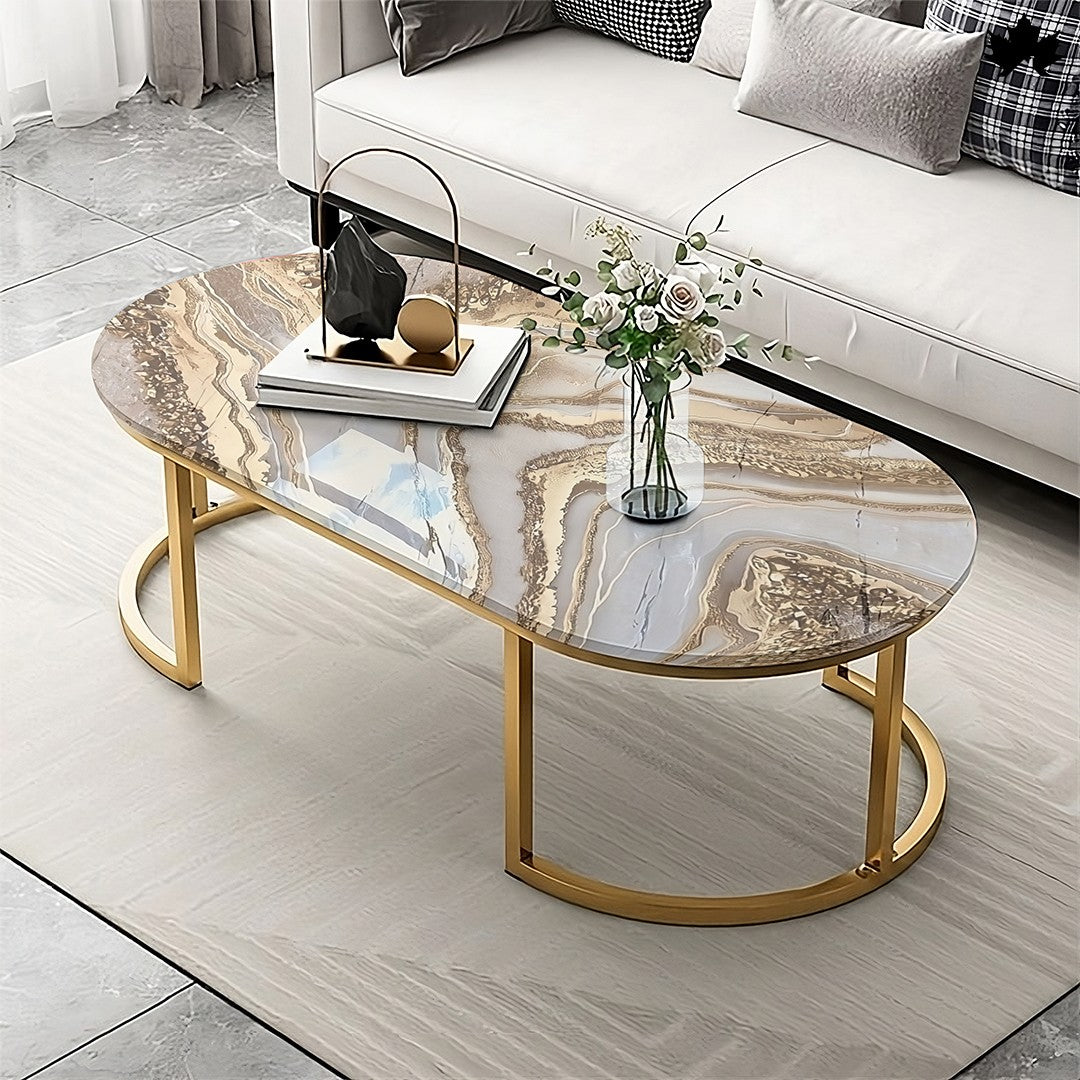 Marble Luxe Table – Luxury Center Table in Panchkula | Fankaarlok