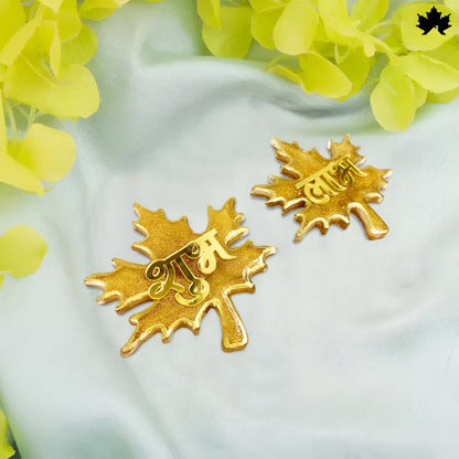 Golden Maple Divine Duo - Shubh Laabh Wall Hangings