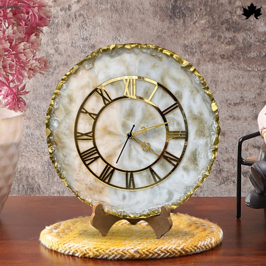 Imperial Marble Luxury Desk Clock India | Fankaarlok