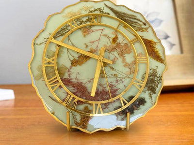 Botanical Charm Premium Desk Clock for Gifting | Fankaarlok - Fankaarlok