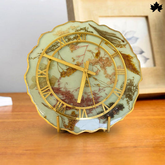 Botanical Charm Premium Desk Clock for Gifting | Fankaarlok