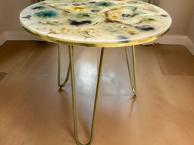 Bloom Aura – Floral Coffee Table for Living Room | Fankaarlok