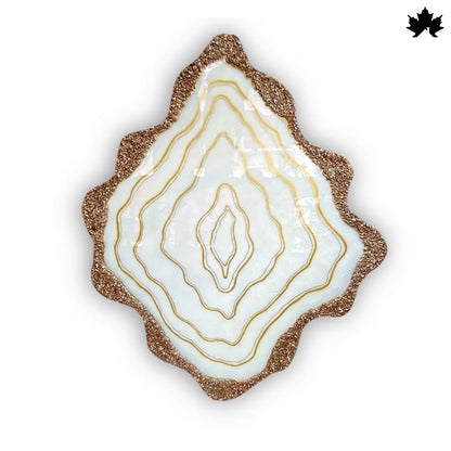 Pearl Geo Crest – Resin Wall Decoration for Office | Fankaarlok