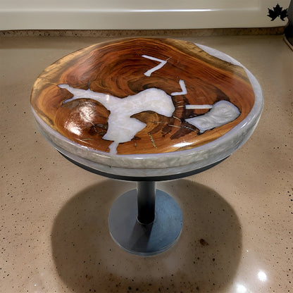 Elysian – Luxury Wood Coffee Table with Resin Inlay | Fankaarlok