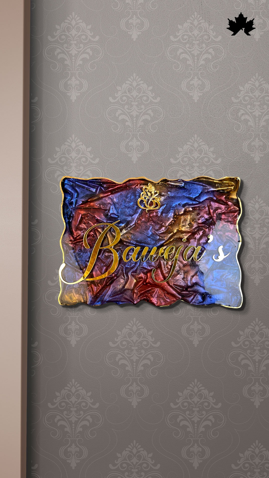 Name plate design for home