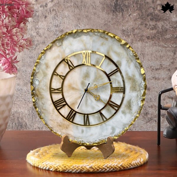 Eternal Marble Elegance Table Clock