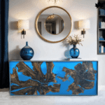 Resin & Wood Credenza