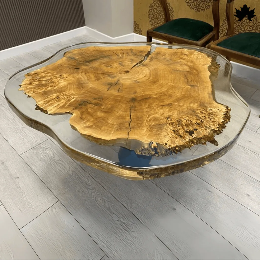 Burl Wood Coffee Table