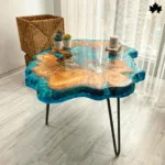 Epoxy resin coffee table