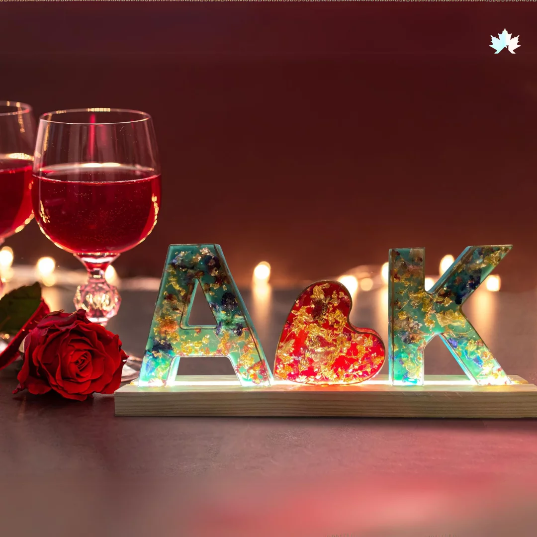 Luminous Legacy - Customizable Illuminated Monogram